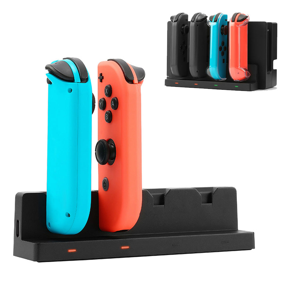 GULIKIT 4-Port Charging Dock Station with LED Indicator for NS25 Switch Joy-Con GULIKIT 4-Port Charging Dock Station with LED Indicator for NS25 Switch Joy-Con